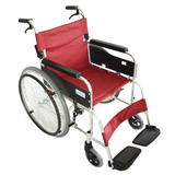 三贵MIKI手动轮椅车MPT-43JL轻便折叠 带后手刹 老人残疾人轮椅车
