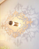 创意个性影子壁灯现代简约卧室灯客厅灯书房灯背景走廊过道楼梯灯