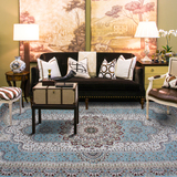 巴泽蕾克 伊朗原装进口仿真丝客厅卧室茶几新古典欧法式波斯地毯