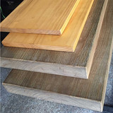 定制老榆木板原木桌板定做吧台面板窗台板实木桌面板榆木餐桌木板