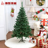 港恒圣诞 150cm绿色加密PVC圣诞树 圣诞节装饰品 450个枝头 2.8kg