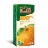 【天猫超市】 汇源100%纸盒鲜橙汁1L  健康   营养