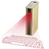 艾沃礼激光虚拟键盘 投影键盘 2.4A移动电源 鼠标 音箱 语音报键
