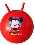 正品伊诺特羊角球16寸18寸迪士尼防爆加厚户外充气玩具跳跳球批发