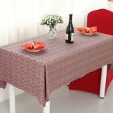 酒店西餐桌布时尚桌布布料长方形桌布布艺欧式台布紫色餐桌布台布