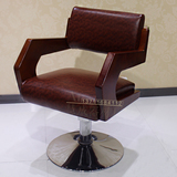 高档欧式实木美发椅子 时尚发廊理发椅子 欧式高档美发椅 升降椅