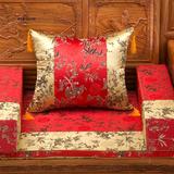 木中式沙发座垫飘窗海绵棕垫可定做红木沙发坐垫罗汉床垫五件套实