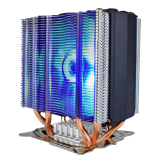 超频三铁塔CPU散热器AMD 775/115X/2011CPU风扇PWM蓝光风扇4热管