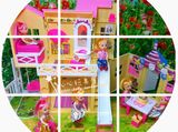Barbie芭比娃娃甜甜屋 凯莉别墅屋 小女孩生日圣诞节礼物 玩具