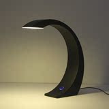 D1engLED现代简约创意台灯色铁艺卧室床头书房工作艺术月亮装饰灯