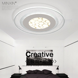 led超薄客厅卧室餐厅吸顶灯 现代简约北欧米兰美学设计师灯具大气