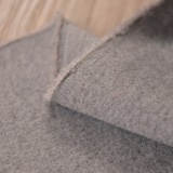百搭纯浅灰色斜纹化纤混纺毛呢 秋冬厚布料沙发服装大衣外套面料