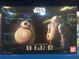 【现货】万代 星球大战 STAR WARS 原力觉醒 BB-8 R2-D2 拼装模型