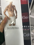 Lynda美国正品代购CK Calvin Klein男士盒装平角内裤三条装