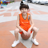 儿童篮球服套装男童2016夏小学生训练队服背心运动校服小孩篮球衣