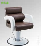 新款高端理发椅 外贸出口专业发廊美发椅子 超大泵盘理容椅剪发椅