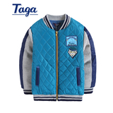 TAGA童装 2015秋冬新款男童夹棉外套儿童加厚外出服中大童上衣厚