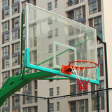 户外标准钢化玻璃篮板铝合金包边室外篮球架篮球板包邮钢化篮板