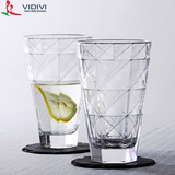 意大利进口VIDIVI水晶玻璃杯果汁杯 啤酒杯家用 钻石切割