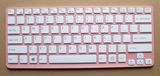 全新sony 索尼 SVE141P13T 笔记本专用键盘背光键盘 黑 白粉色