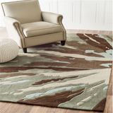 简约现代客厅腈纶欧美格子卧室茶几长方形 满铺地毯 地毯定制