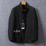 代购方仕专柜正品15秋冬简洁纹男士轻便修身立领棉服外套2680