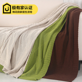 全棉菱形盖毯简约现代针织毛线毯子空调毯沙发毯办公室午睡毯冲钻