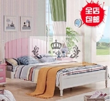 聚全友家私韩式床田园床卧室家具套装组合床垫四件套双人床可订制