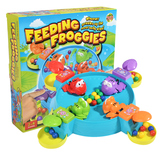 喂养小青蛙 儿童亲子互动桌面游戏 手脑协调能力训练早教益智玩具