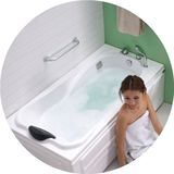 艾戈恋家小户型浴缸 亚克力1.4-1.7米独立式家用浴缸浴池浴盆5108