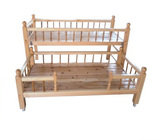 幼儿园专用床午睡床幼儿园床密木板儿童床木板床统铺床两层推拉床