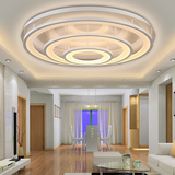 LED吸顶灯卧室现代简约客厅灯会议室酒店工程大气圆形灯智能遥控