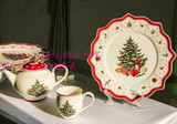 Villeroy&Boch德国唯宝 圣诞节系列火鸡盘 大平盘 糖果盘 蛋糕盘