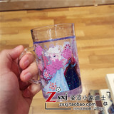香港迪士尼乐园 正品代购 冰雪奇缘 艾莎安娜 双层 儿童塑胶水杯