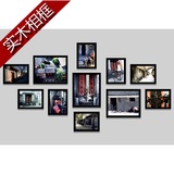 老北京胡同生活照片墙装饰画酒店相框挂画建筑复古怀旧画餐厅壁画