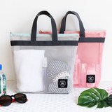 韩国进口iconic旅行商务网状化妆品包洗漱包 盥洗包 手提式收纳包