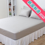 韩国制造进口家纺床品纯棉全棉单双人床床笠床罩1.2米1.5米1.8米