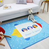 高档卧室地毯儿童卡通游戏毯可爱床边毯长方形防滑可机洗