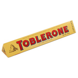 瑞士 三角Toblerone 黄色牛奶味巧克力蜜糖杏仁牛扎糖100g/0013