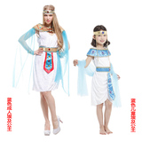 cos万圣节化妆舞会儿童服装 民族服饰 蓝色儿童埃及公主服装