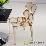 时尚餐椅 亚克力休闲椅透明椅 现代创意设计师椅 个性会客洽谈椅