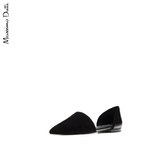 Massimo Dutti 女鞋 黑色包头平底鞋 13024121800