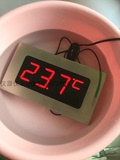 超大屏温度显示屏/泳池/冷库/温泉/桑拿/浴池不锈钢防水温度表计
