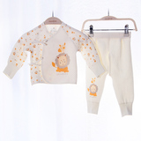 三木比迪和服套装 新生儿系带和服套婴儿夹丝提花保暖内衣sm9329