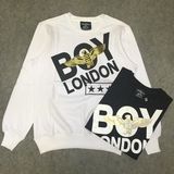 香港正品代购 潮牌 Boy london2016春新款圆领套头宽松男女卫衣