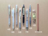 日本MUJI无印良品铅笔免邮透明铅笔 六角磨砂/低重心活动铅笔0.5