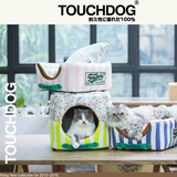 现货 包邮 超质感！2015款Touchdog秋冬窝垫 犬猫通用2用窝垫