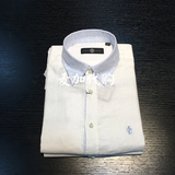 蓝豹LAMPO正品代购夏季亚麻男装短袖衬衫CK00650-SP118-C专柜1550
