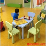 儿童桌椅套装幼儿园桌子学习写字桌卡通宝宝饭桌塑料椅子环保靠背