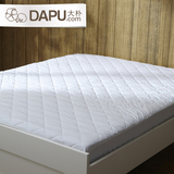 大朴纯棉本白床笠式保护垫床垫全方位包裹纯色床罩全棉柔软舒适